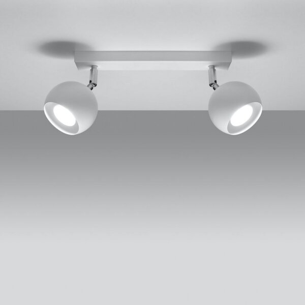 Sollux SL.0438 - Stropní bodové svítidlo OCULARE 2xGU10/10W/230V