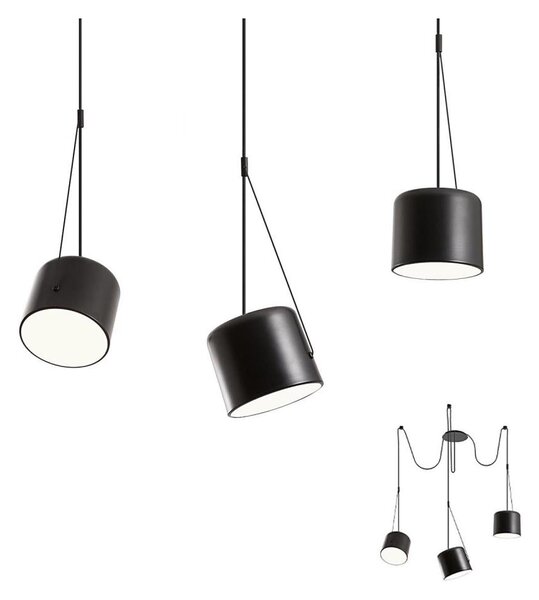 Redo 01-1826 - Lustr na lanku DODO 3xE27/15W/230V pavouk