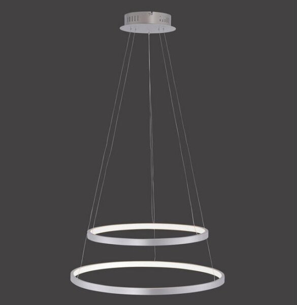 Leuchten Direkt 11525-21 - LED Lustr na lanku CIRCLE LED/15W/230V + LED/25W