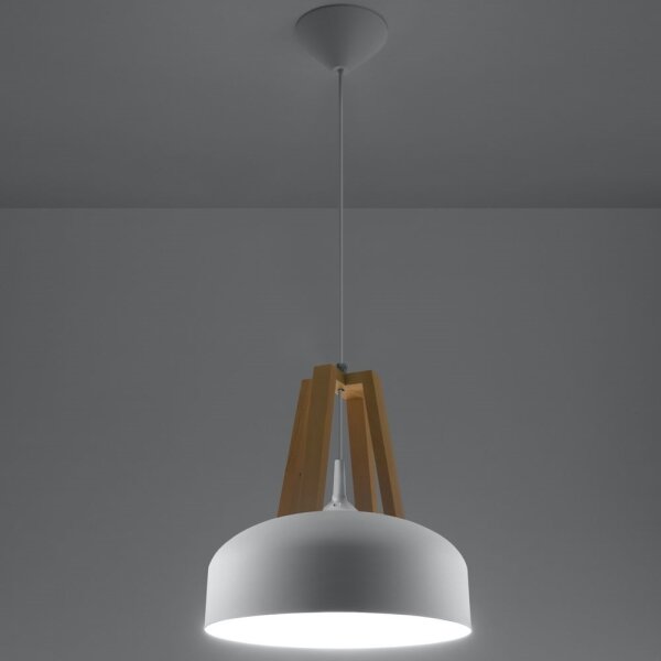 Sollux SL.0388 - Lustr na lanku CASCO 1xE27/60W/230V pr. 30 cm