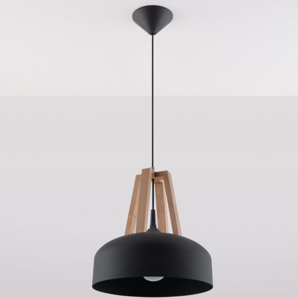 Sollux SL.0390 - Lustr na lanku CASCO 1xE27/60W/230V pr. 30 cm