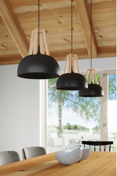 Sollux SL.0390 - Lustr na lanku CASCO 1xE27/60W/230V pr. 30 cm