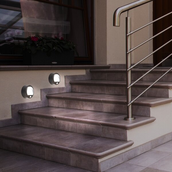 Rabalux 7969 - LED Venkovní nástěnné svítidlo se senzorem AMARILLO LED/1,5W/3xAA