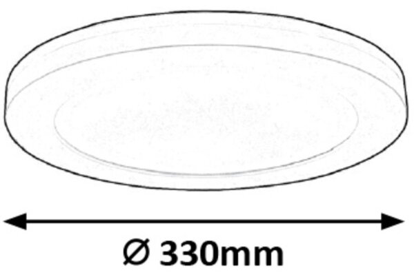 Rabalux 1490 - LED Stropní svítidlo SONNET LED/30W/230V 33cm
