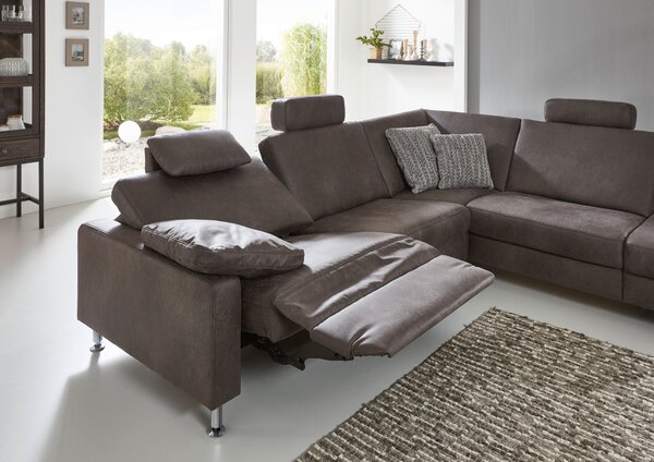 ROHOVÁ SEDAČKA, textil, antracitová Dieter Knoll - Sedací soupravy