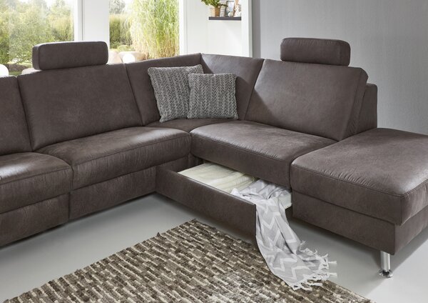 ROHOVÁ SEDAČKA, textil, antracitová Dieter Knoll - Sedací soupravy