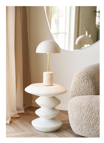 Kamenný kulatý odkládací stolek ø 36 cm Blackburn – House Nordic
