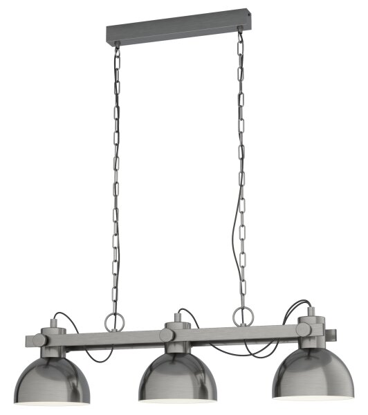 Eglo 43168 - Lustr na řetězu LUBENHAM 3xE27/28W/230V