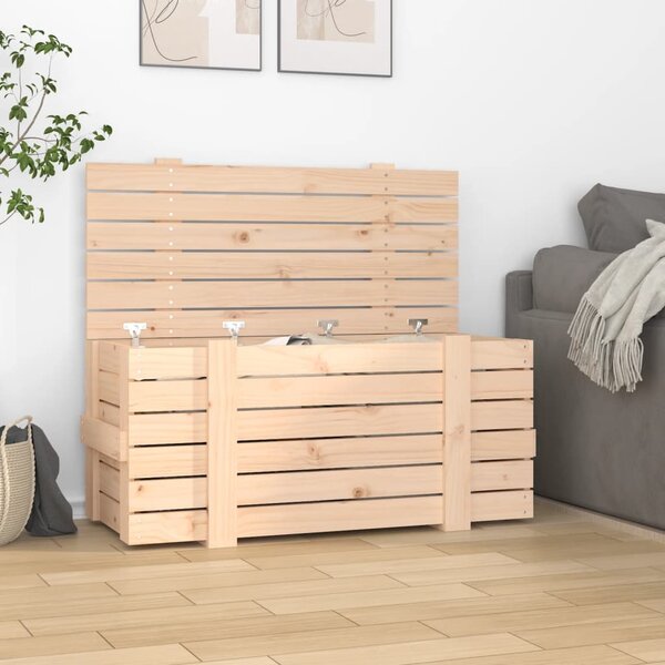 Úložný box 91 x 40,5 x 42 cm masivní borové dřevo