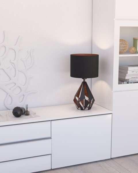 Eglo 43077 - Stolní lampa CARLTON 1xE27/60W/230V