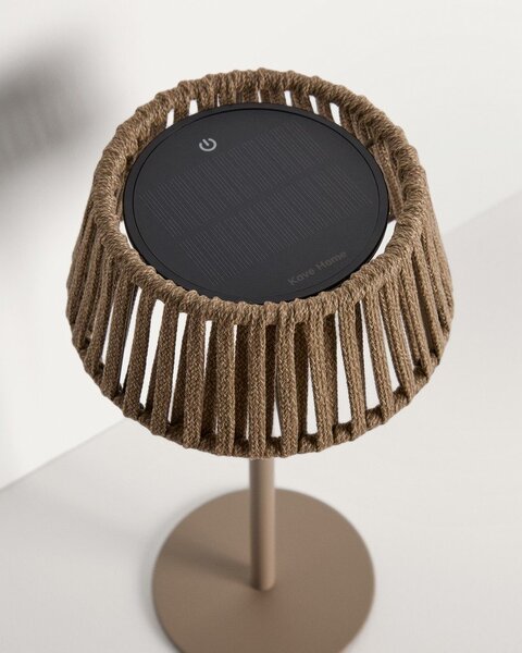 LED stolní /přenosné solární venkovní svítidlo (výška 30 cm) Aldet – Kave Home