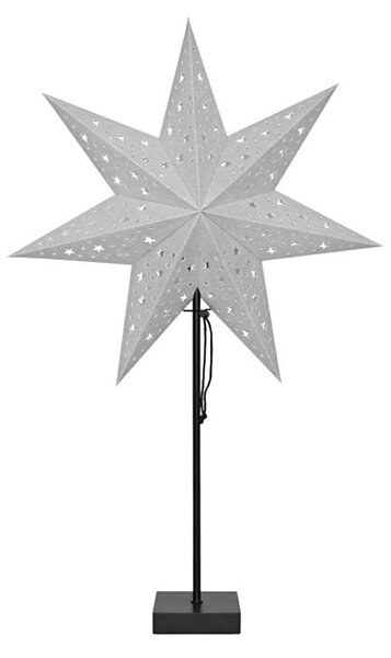 Markslöjd 704455 - Vánoční dekorace SOLVALLA 1xE14/25W/230V stříbrná 69 cm