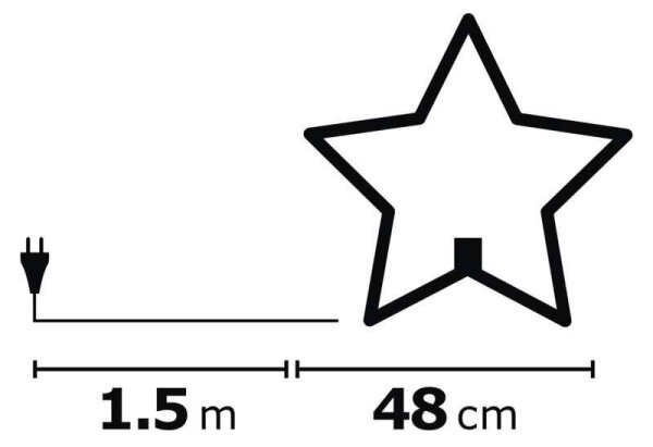 Vánoční dekorace 1xE14/230V šedá