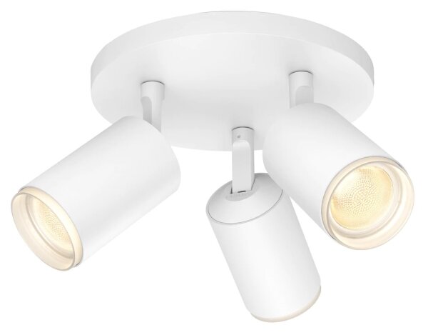 Philips 50633/31/P7 - LED RGBW Bodové svítidlo Hue FUGATO 3xGU10/5,7W/230V