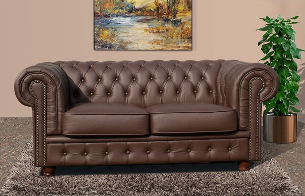 Pohovka Chesterfield Windsor 2M brown K-238