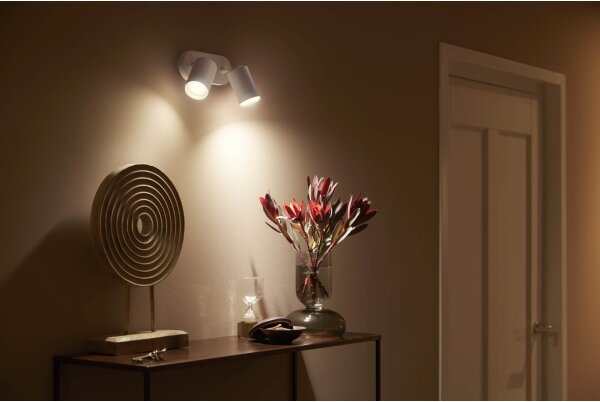 Philips 50632/31/P7 - LED RGBW Bodové svítidlo Hue FUGATO 2xGU10/5,7W/230V