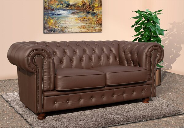 Pohovka Chesterfield Windsor 2M brown K-238