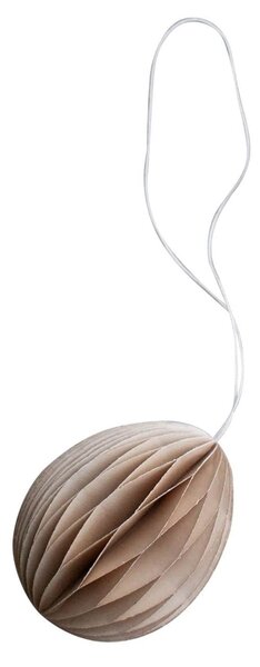 Papírové velikonoční vajíčko Ovoid Sand 7 cm