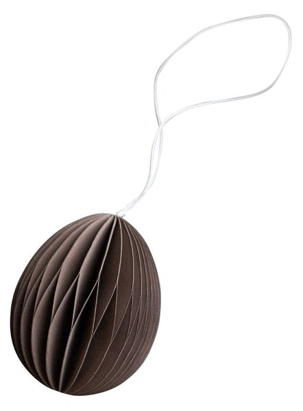 Papírové velikonoční vajíčko Ovoid Brown 7 cm