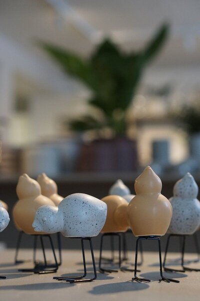 Velikonoční dekorace Swedish Birds Mole Dot – set 2 ks