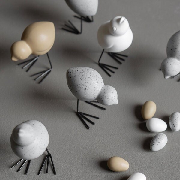 Velikonoční dekorace Swedish Birds Mole Dot – set 2 ks