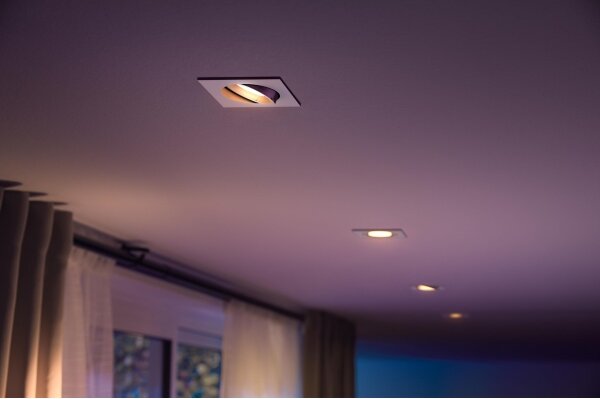Philips 50551/31/P7 - LED RGB Podhledové svítidlo Hue CENTURA 1xGU10/5,7W/230V