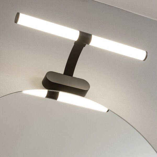 Brilagi - LED Koupelnové osvětlení zrcadla TUBEO LED/6W/230V 40 cm IP44 černá