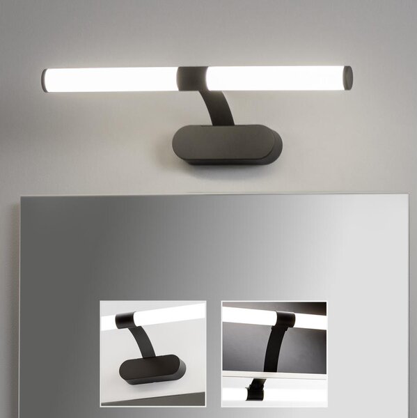 Brilagi - LED Koupelnové osvětlení zrcadla TUBEO LED/6W/230V 40 cm IP44 černá