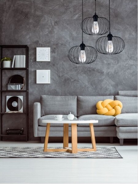 Přisazený lustr BOCCA 3xE27/60W/230V