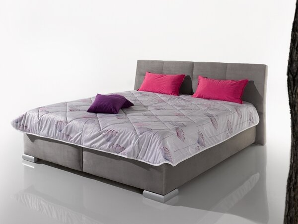 Čalouněná postel LUSSO 180x200 New Desing s roštem ND 4, matrací CONTINENTAL