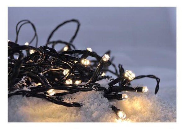 Solight 1V07-WW-LED Vánoční venkovní řetěz 400xLED/8 funkcí 25 m IP44 teplá bílá