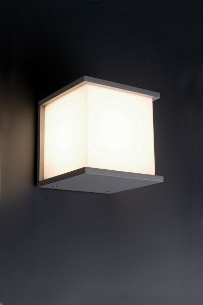 FARO 70689 - Venkovní nástěnné svítidlo KUBICK 1xE27/60W/100-240V IP44
