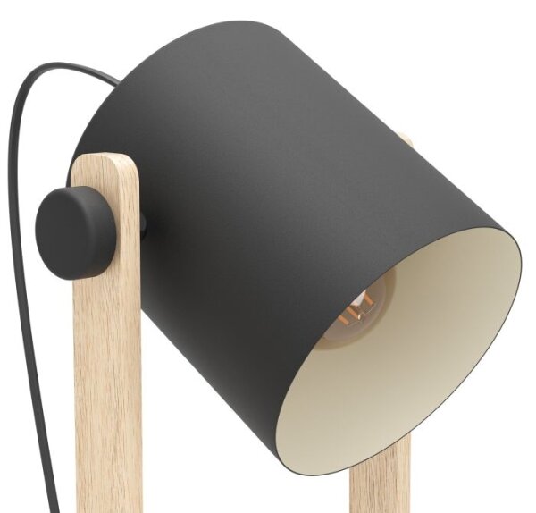 Eglo 43048 - Stojací lampa HORNWOOD 1xE27/28W/230V
