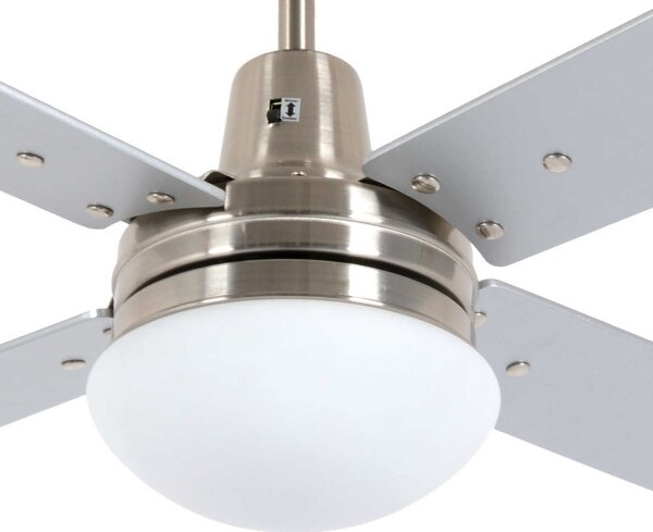 Lucci Air 210334 - Stropní ventilátor AIRFUSION 1xE27/60W/230V dřevo/chrom + DO