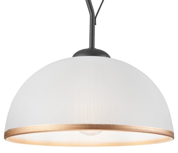 Lustr na tyči RETRO 1xE27/60W/230V antracit