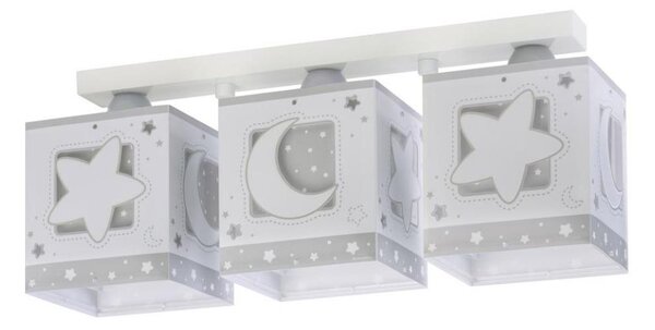 Dalber 63233NE - Dětské stropní svítidlo MOONLIGHT 3xE27/60W/230V