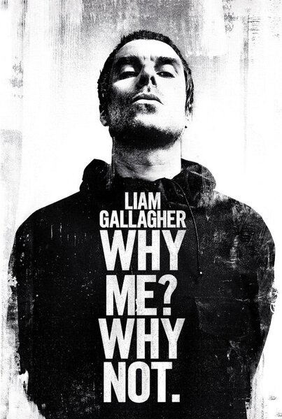 Plakát, Obraz - Liam Gallagher - Why Me Why Not, ( x 61 cm)