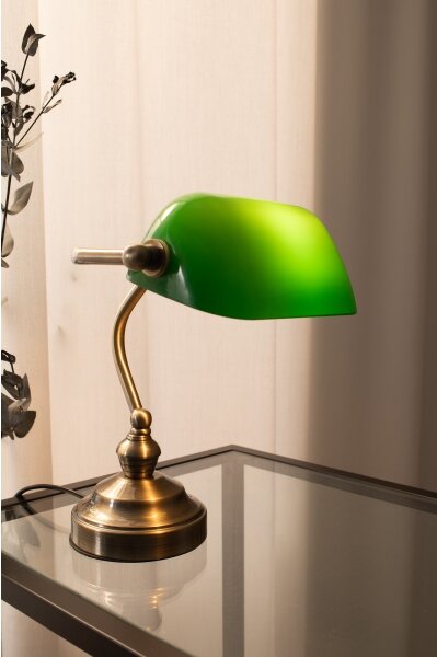 Markslöjd 105930 - Stolní lampa BANKERS 1xE14/40W/230V