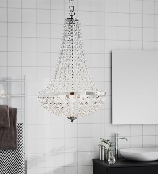 Markslöjd 107551 - Koupelnový lustr na řetězu 3xG9/20W/230 IP44