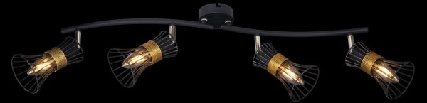 Globo 54814-4 - Bodové svítidlo PURRA 4xE14/40W/230V