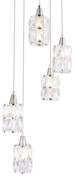 Globo 15760-5 - Lustr na lanku WOLLI 5xE14/40W/230V