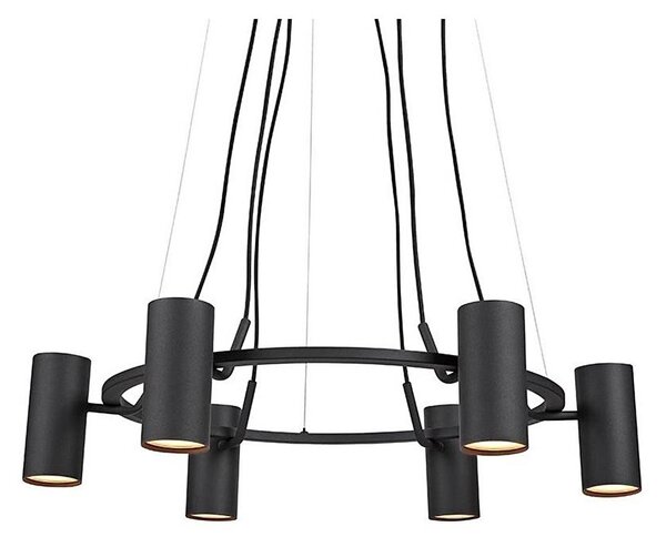 Markslöjd 107357 - Lustr na lanku PORTO 6xGU10/12W/230V
