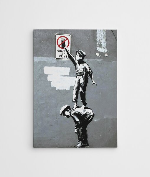 ASIR Nástěnný obraz GRAFFITI plátno 50 x 70 cm