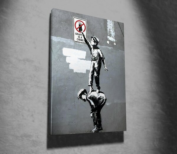 ASIR Nástěnný obraz GRAFFITI plátno 50 x 70 cm