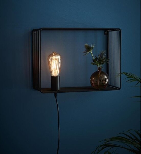 Markslöjd 107814 - Nástěnné svítidlo SHELF 1xE27/60W/230V