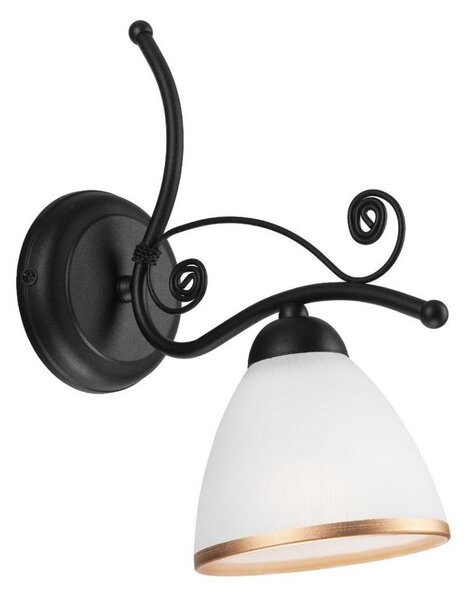 Nástěnná lampa RETRO II 1xE27/60W/230V černá matná