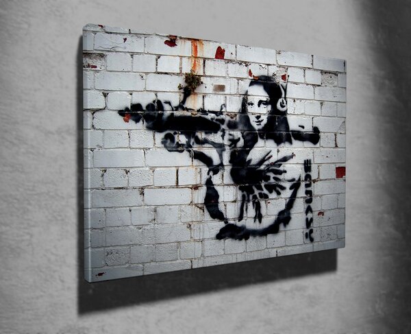 ASIR Nástěnný obraz ARMED LISA plátno