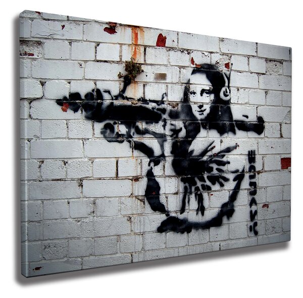 ASIR Nástěnný obraz ARMED LISA plátno