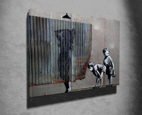 ASIR Nástěnný obraz BOYS plátno 70 x 100 cm