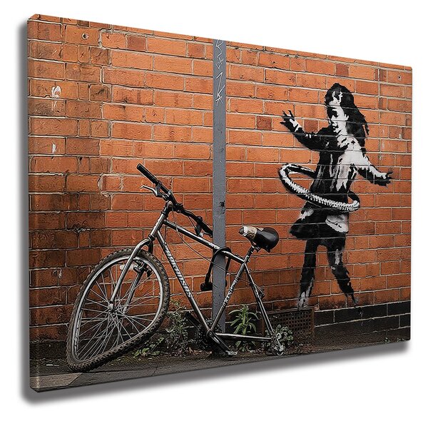 ASIR Nástěnný obraz BIKE plátno 70 x 100 cm
